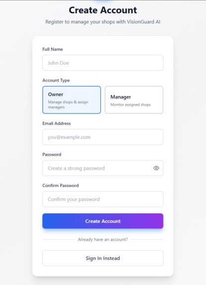 VisionGaurd.ai – screenshot 1
