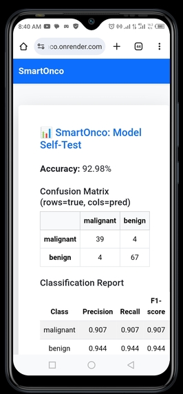 SmartOnco – AI Multi-Cancer Risk Assessment – screenshot 3