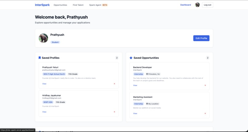 InterSpark – screenshot 1
