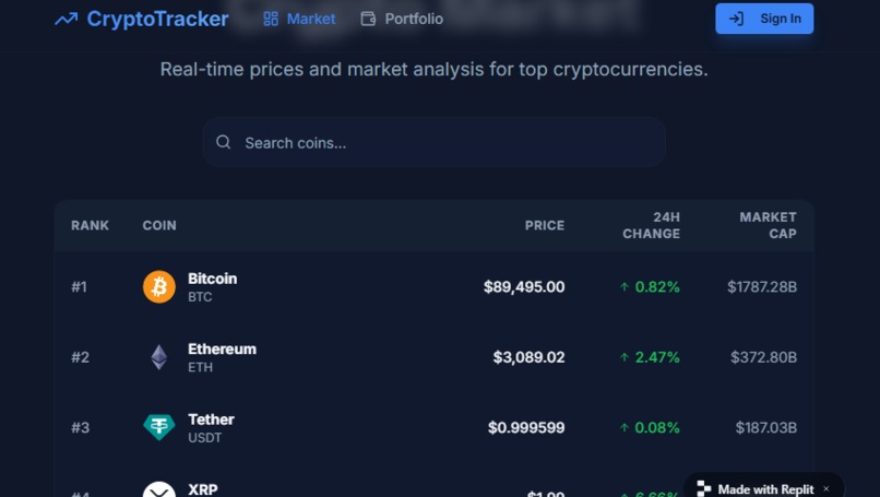CryptoPulse – screenshot 2