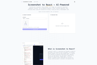 Screenshot to Code | Devpost