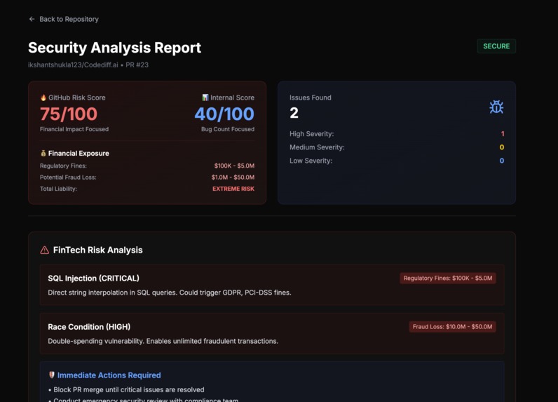 CodeDiff AI – screenshot 3