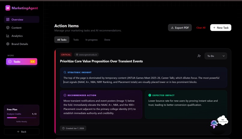 Marketing-Agent – screenshot 3