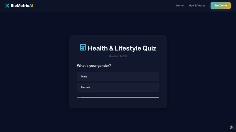 BioMetric AI - Advanced Obesity Risk Assessment – screenshot 4