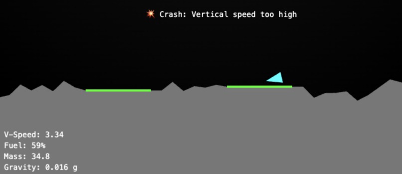 Lunar Landing Physics Engine – screenshot 2