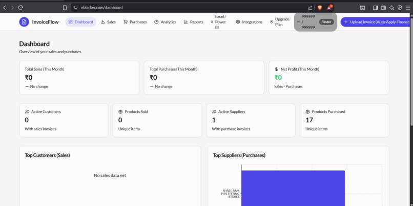 InvoiceFlow AI – screenshot 1