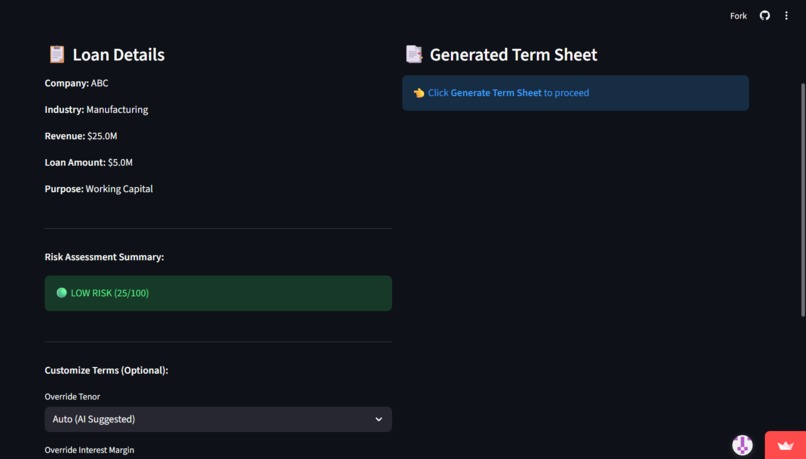 AURA - AI powered Unified Risk & origination Assistant – screenshot 4