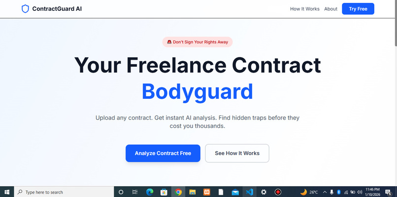 ContractGuard AI – screenshot 1