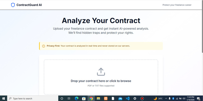 ContractGuard AI – screenshot 2