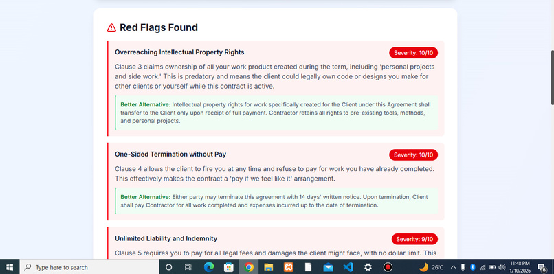 ContractGuard AI – screenshot 4