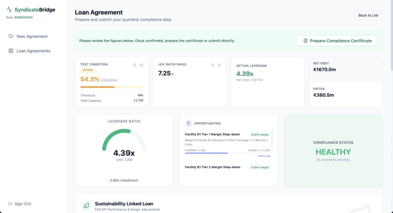 LMA Loan Tracker Management App – screenshot 4