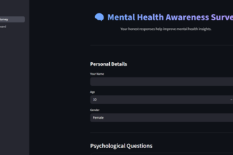  Mental Health Analytics App