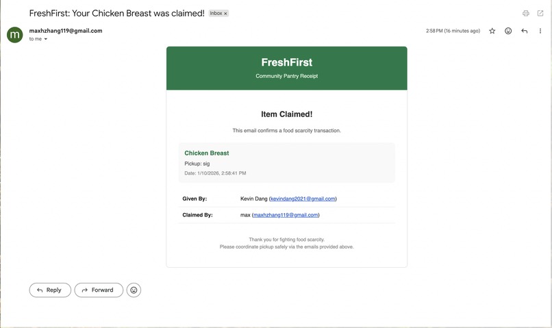 FreshFirst – screenshot 1