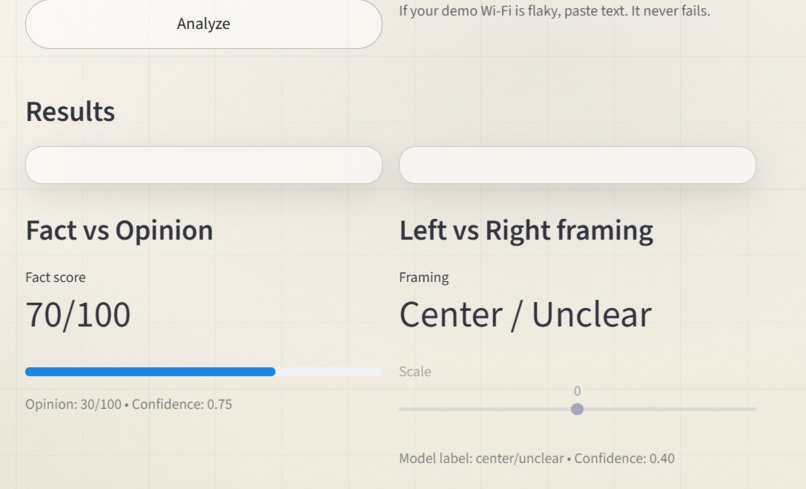 The Bias Bulletin – screenshot 1