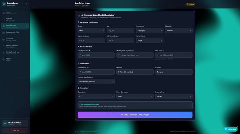 AI Credit Eligibility System – screenshot 10