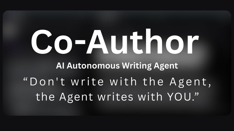 Co-Author AI Autonomous writing agent – screenshot 1