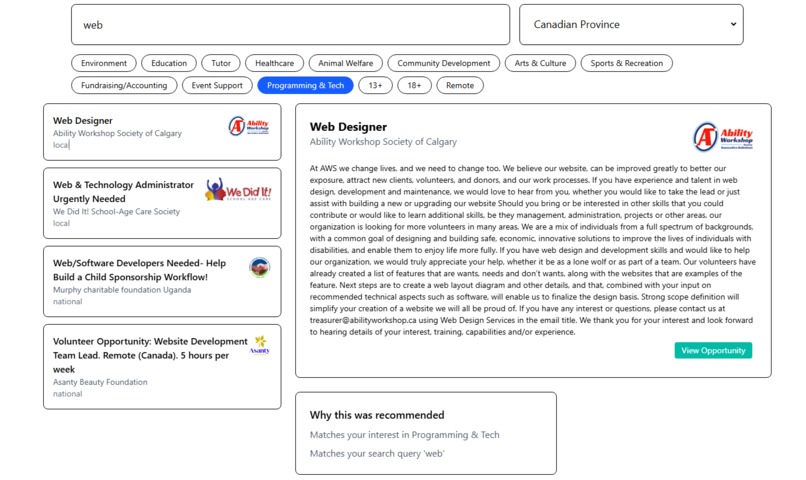 Find Your Non-profit! – screenshot 2