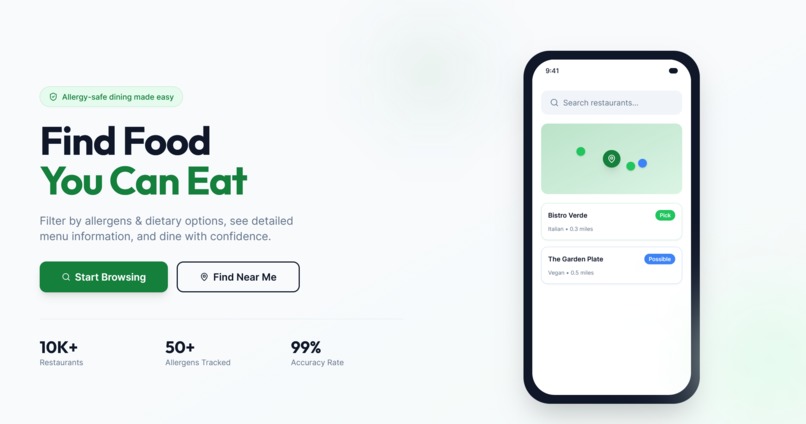 SafeBite – screenshot 1