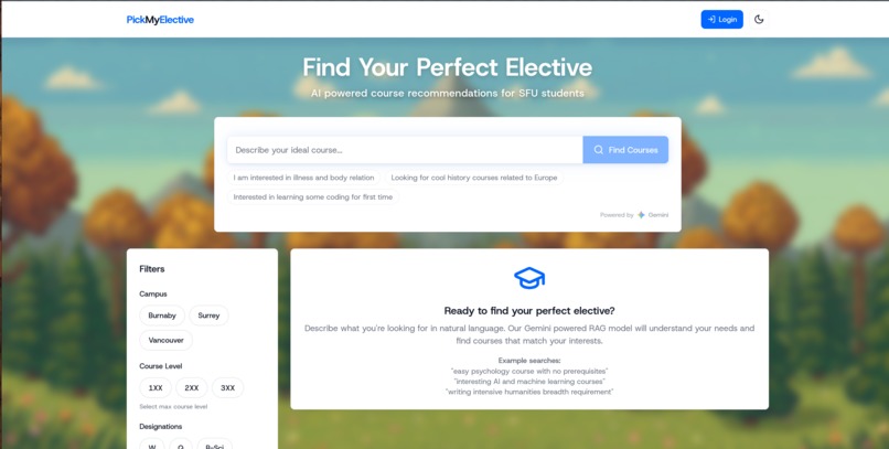 PickMyElective – screenshot 1