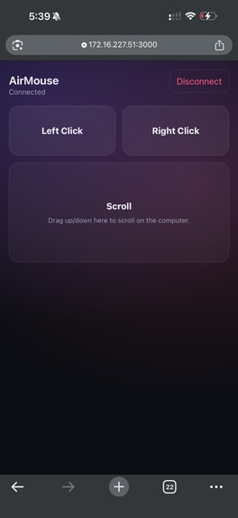 Air Mouse – screenshot 2