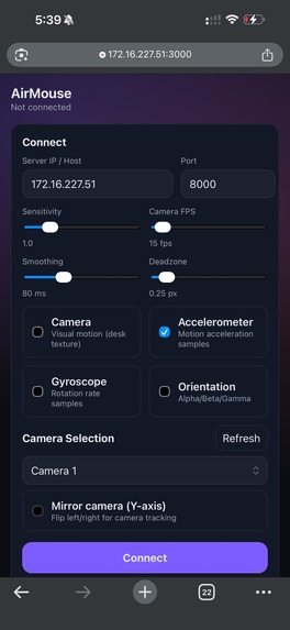 Air Mouse – screenshot 3