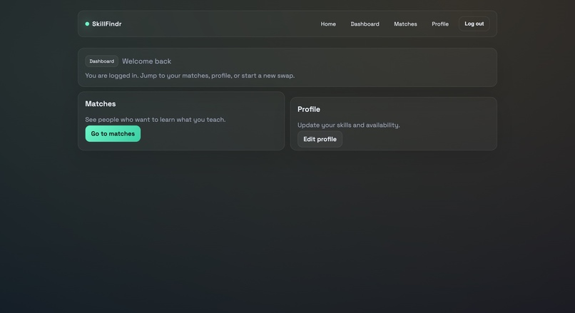 SkillFindr – screenshot 2