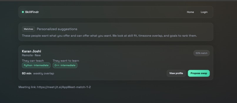 SkillFindr – screenshot 4
