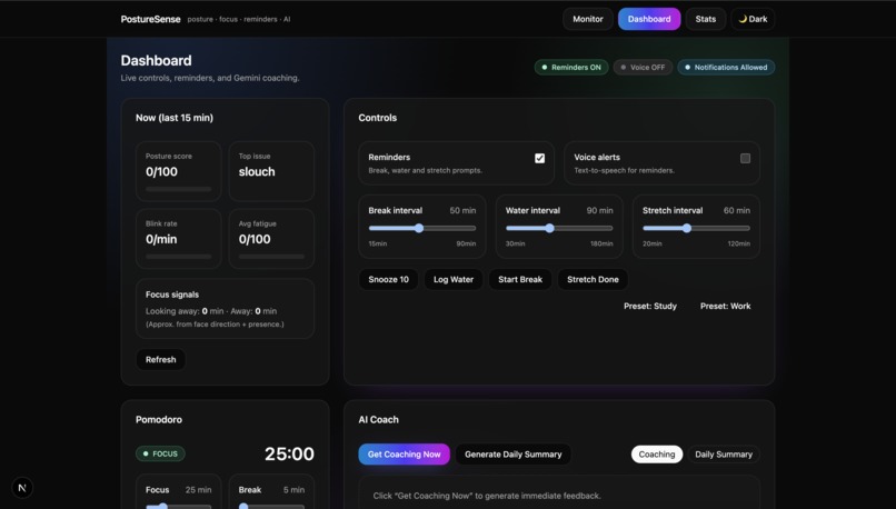 Posture Sense – screenshot 1