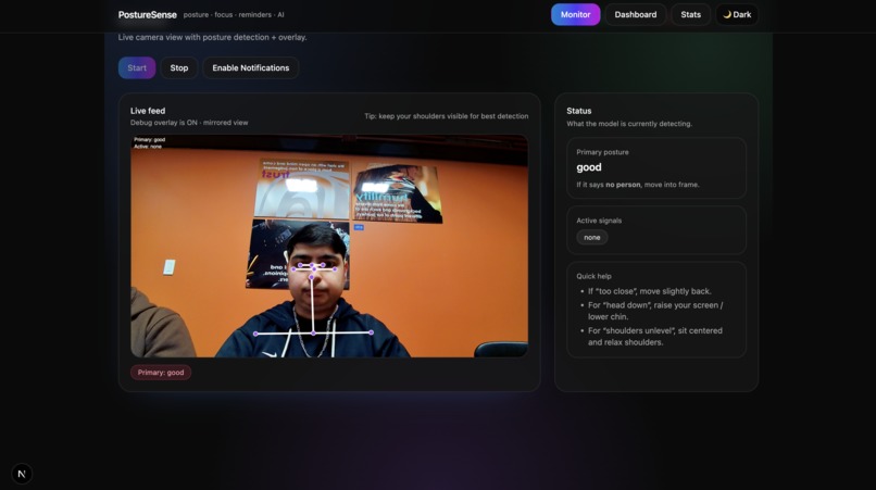 Posture Sense – screenshot 2