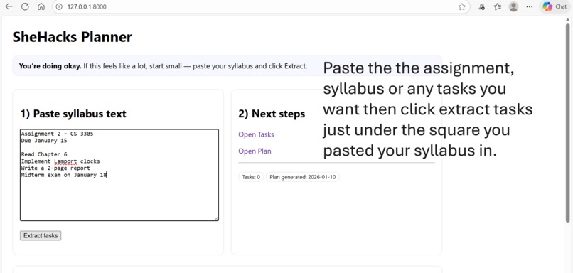 Academic Overwhelm Assistant – screenshot 7