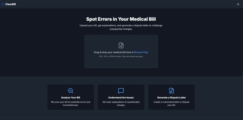 ClearBill – screenshot 1