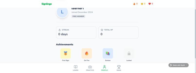 SignLingo – screenshot 4