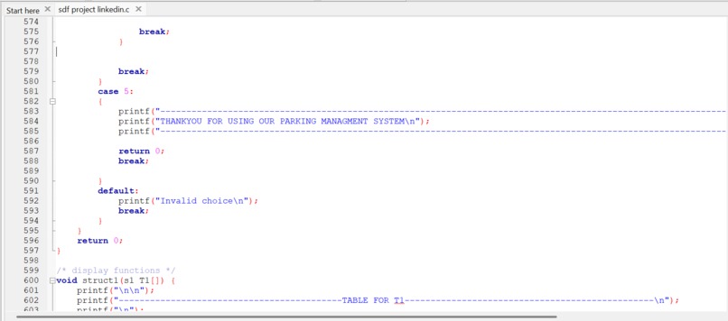 Automated Parking Database Management System  – screenshot 21
