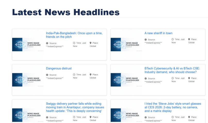 Echo: NewsAggregator – screenshot 1