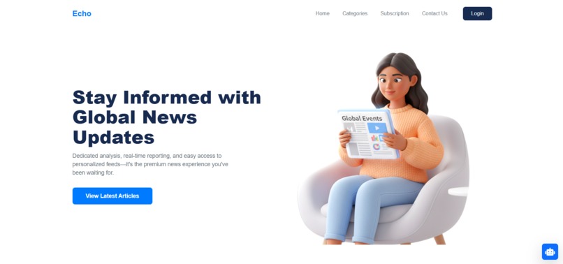 Echo: NewsAggregator – screenshot 2