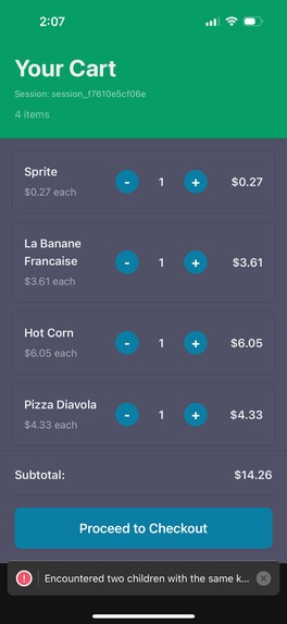 QuickCart – screenshot 2