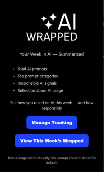 AI Wrapped – screenshot 3