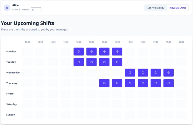 ShiftSync – screenshot 2