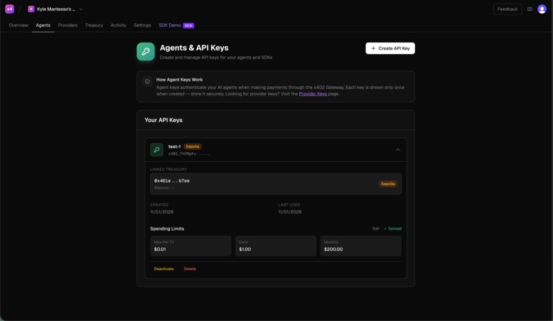 xFour.xyz - x402 Payments using MNEE – screenshot 5