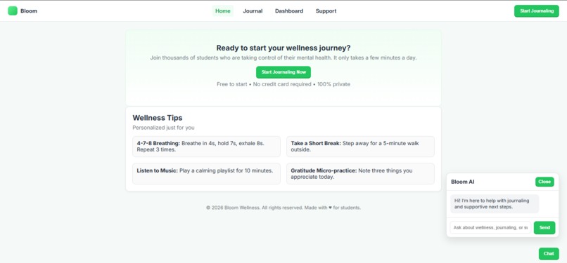 Mindful Moments AI Companion – screenshot 1