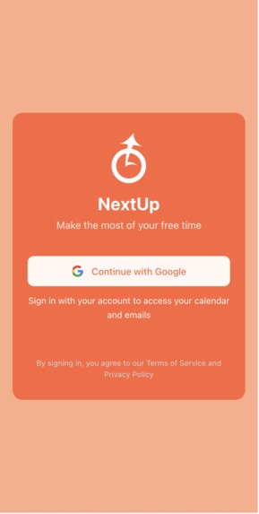 NextUp – screenshot 1