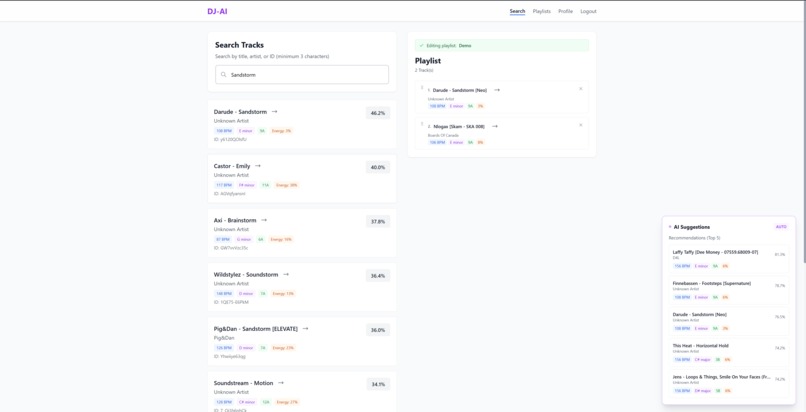 DJ AI – screenshot 2