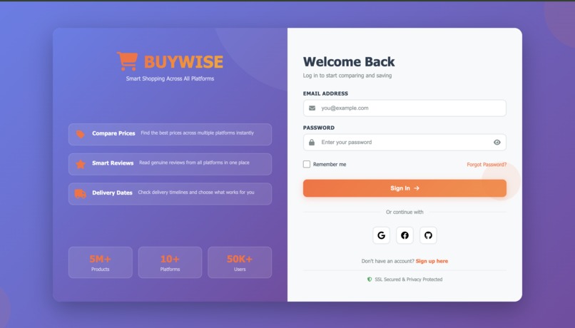 BUYWISE – screenshot 2