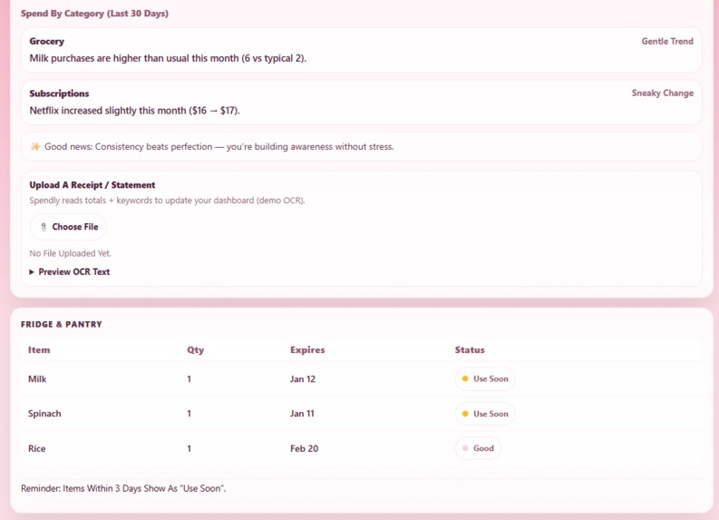 Spendly – screenshot 2