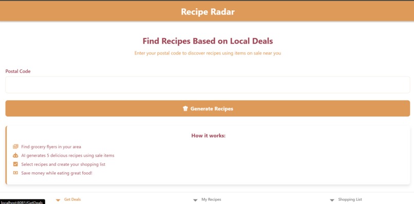 Recipe Radar – screenshot 3