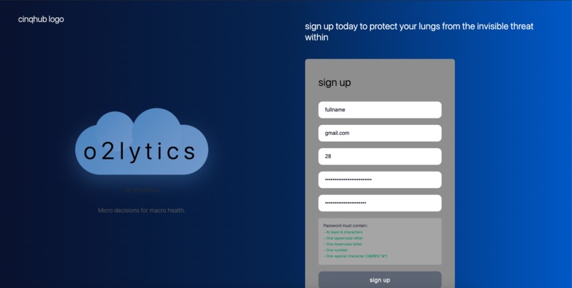 O₂lytics – screenshot 4