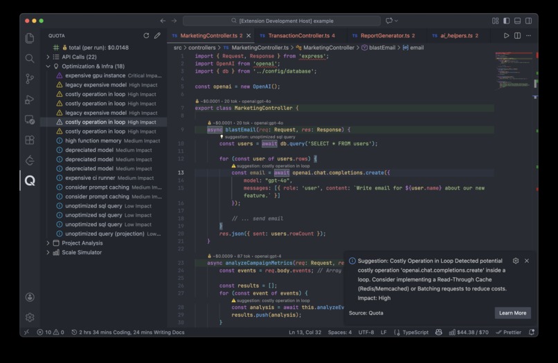 Quota – screenshot 4