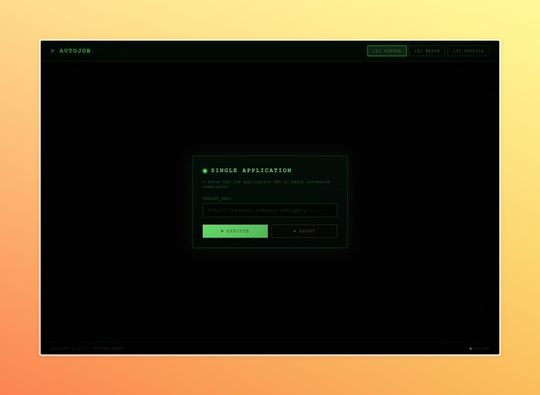 AutoJob – screenshot 2