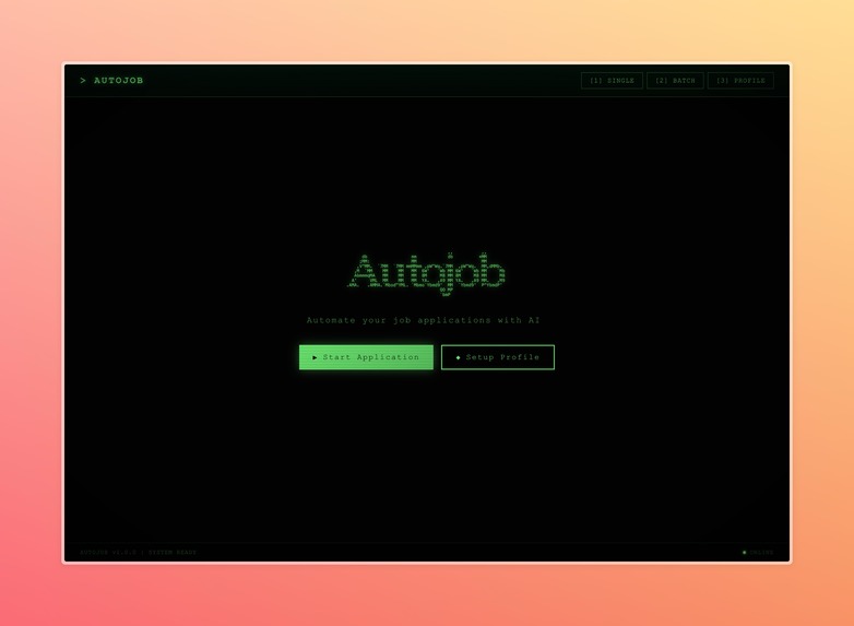 AutoJob – screenshot 1