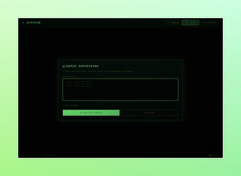 AutoJob – screenshot 3